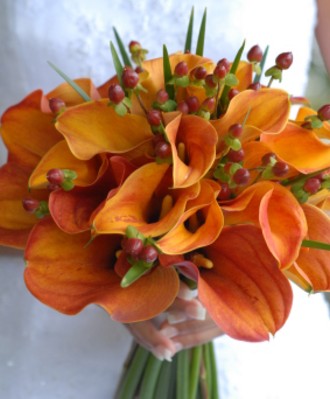 autum flowers for a wedding